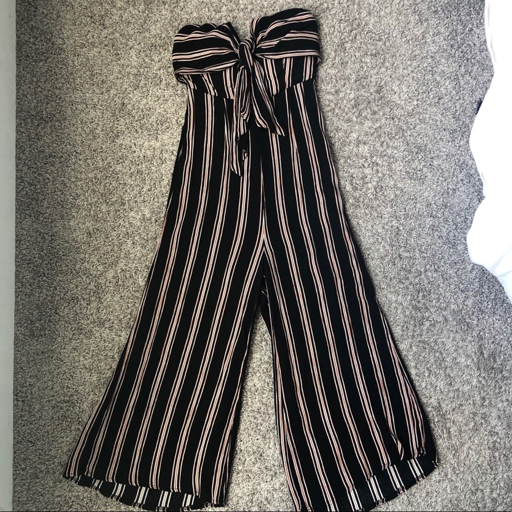 Striped jumpsuit